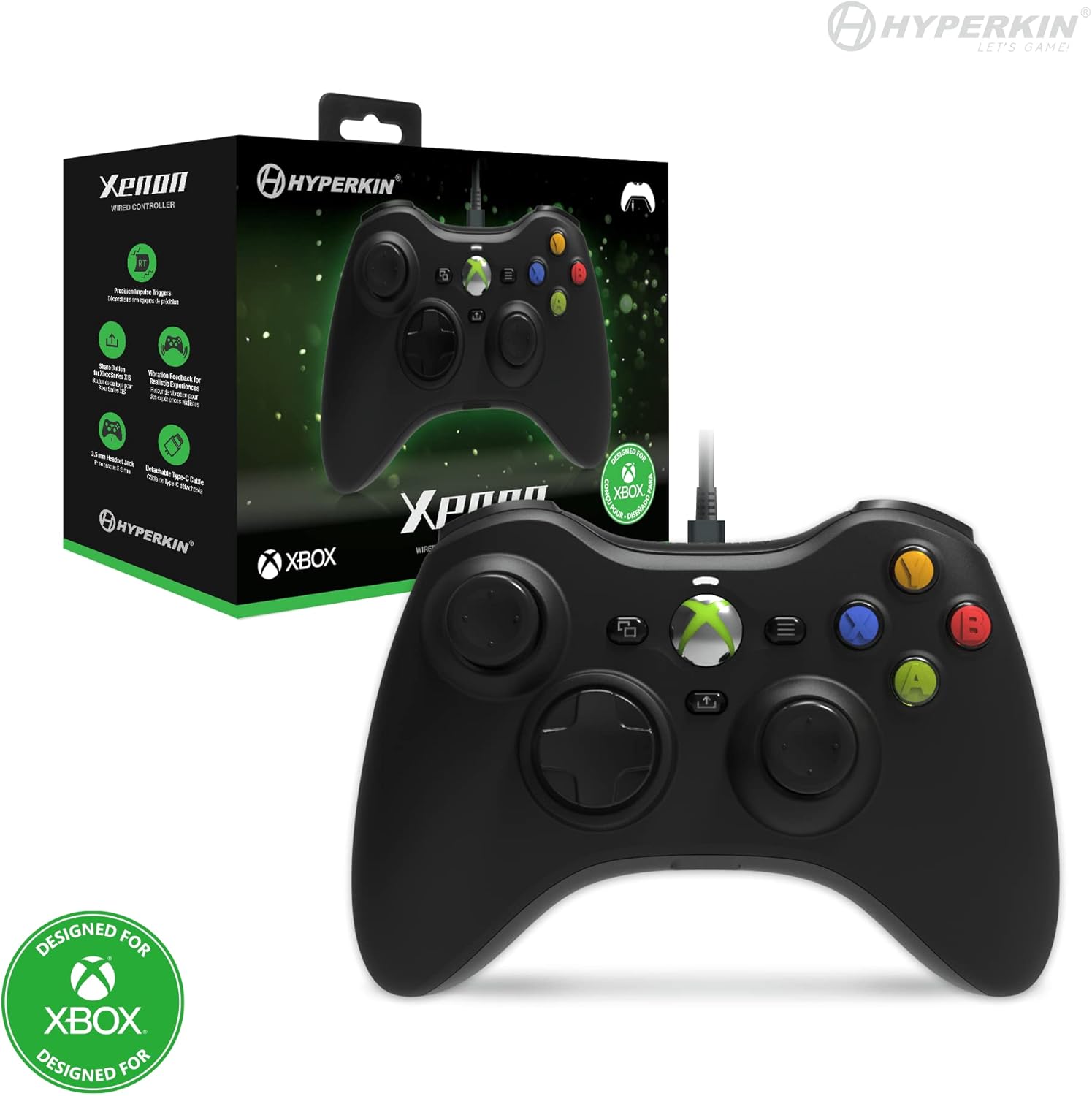 Controle Hyperkin Xenon Réplica Xbox 360 Licenciado