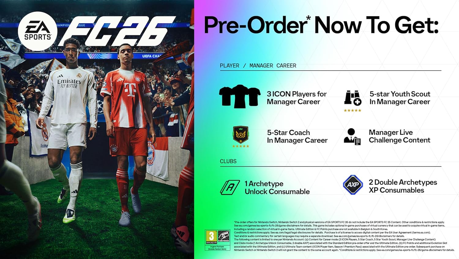 EA SPORTS FC 26 Standard Edition em Disco - Xbox One e Xbox Series X