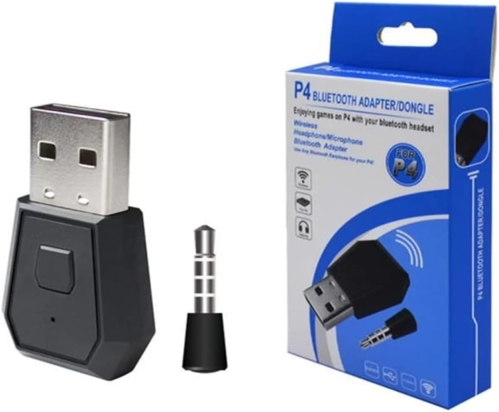 Adaptador Bluetooth USB para PS4 e PS5 com Áudio e Microfone