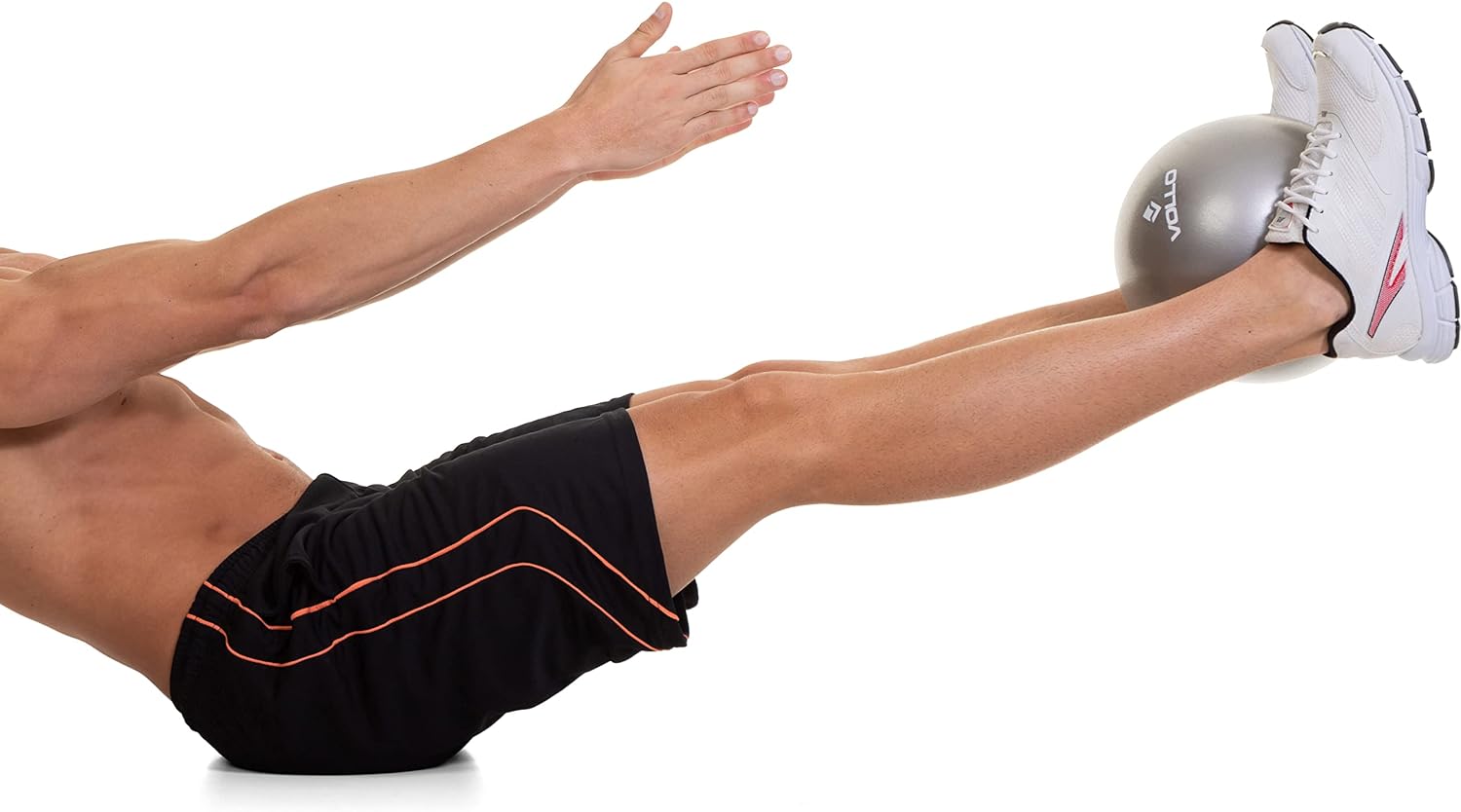Mini Bola De Exercicios Cinza 25cm