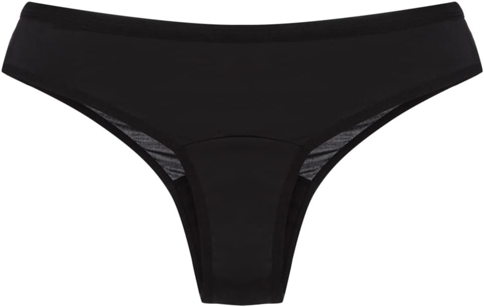 Calcinha Absorvente Menstrual, Fluxo Moderado, Pantys, Xodó, Feminino, Preto