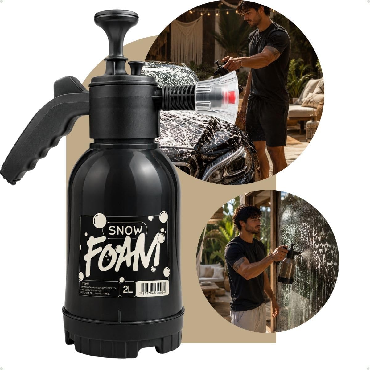 Shampoo Snow Foam para Lavagem de Carros e Motos