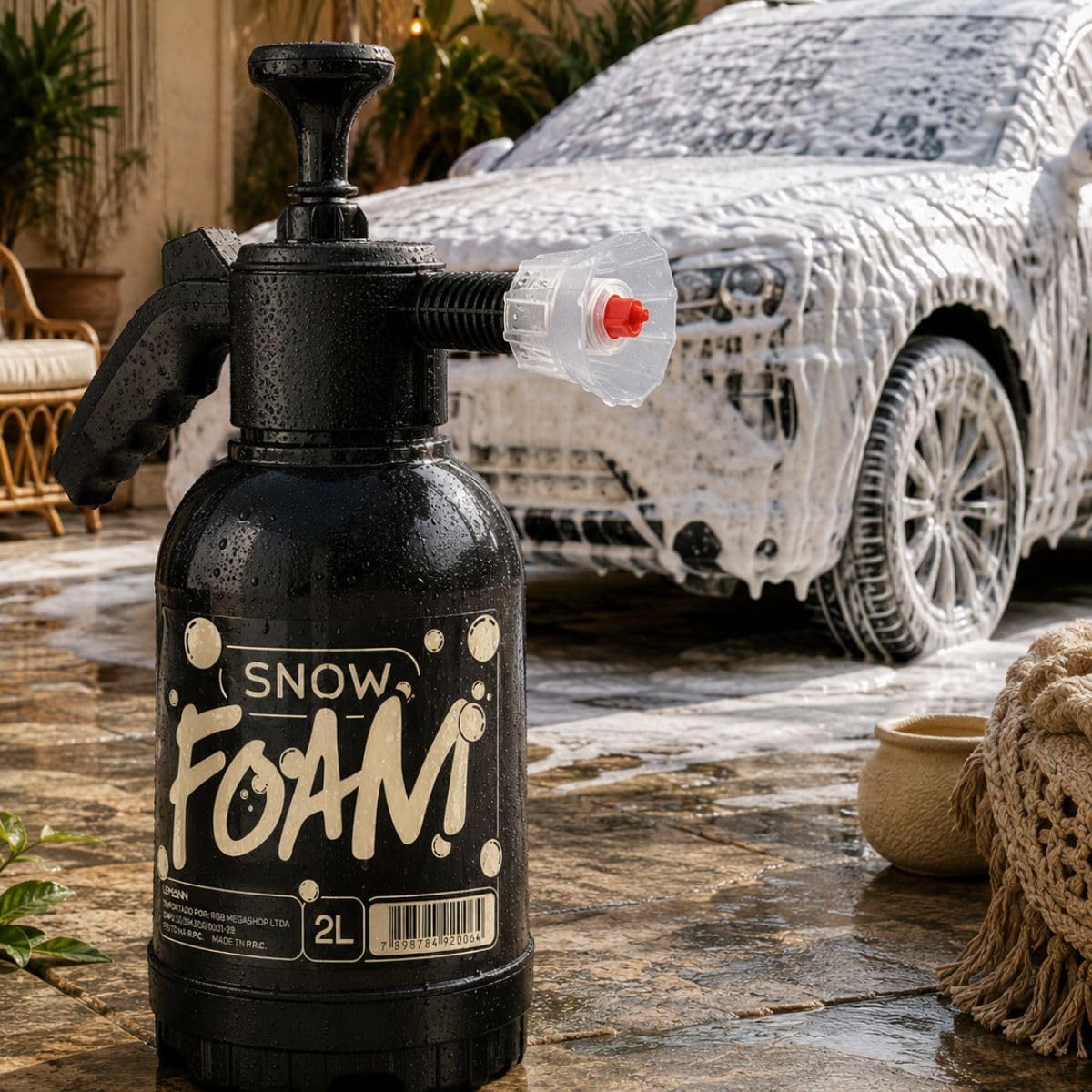 Shampoo Snow Foam para Lavagem de Carros e Motos