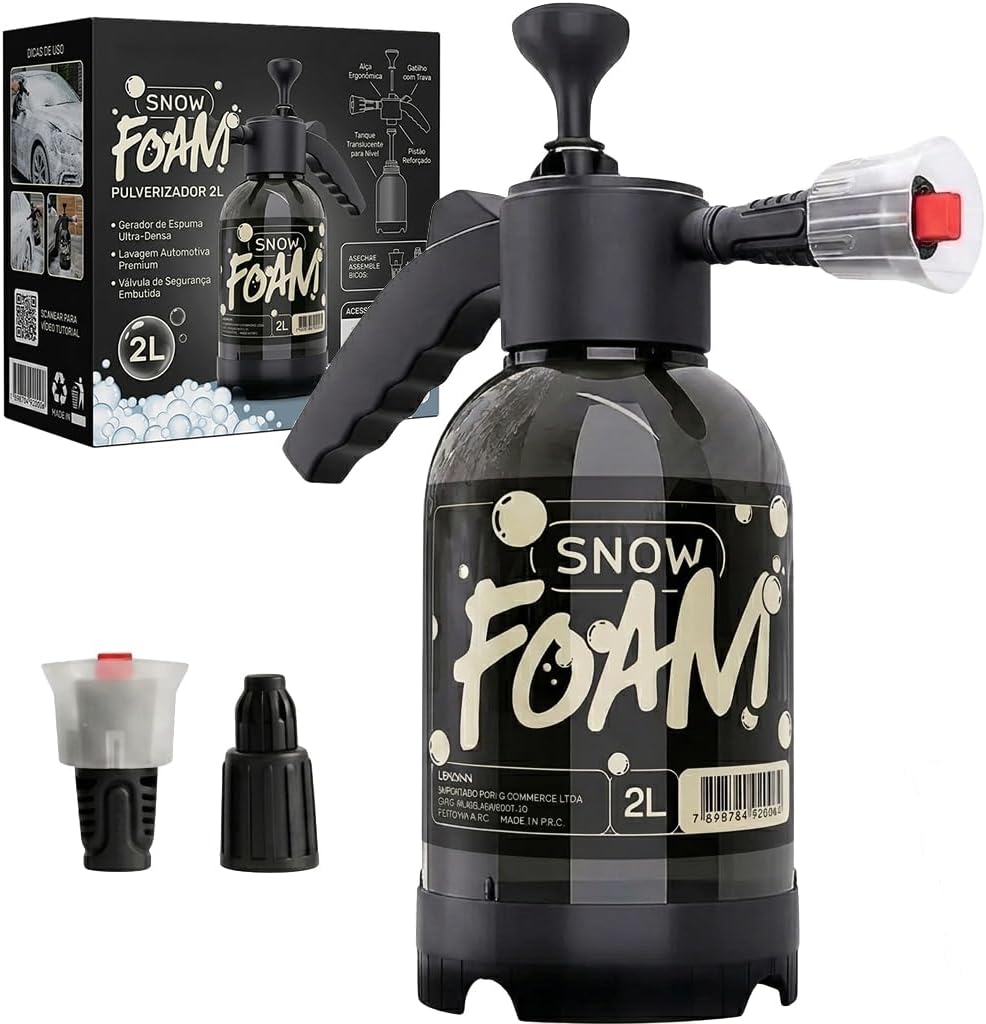 Shampoo Snow Foam para Lavagem de Carros e Motos
