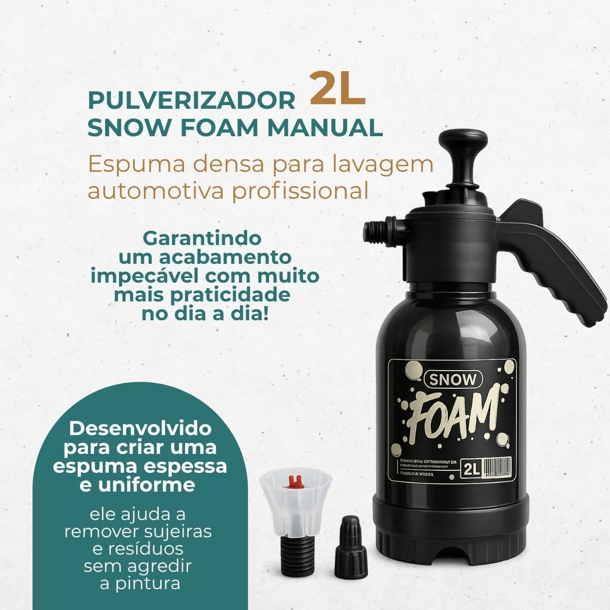 Shampoo Snow Foam para Lavagem de Carros e Motos