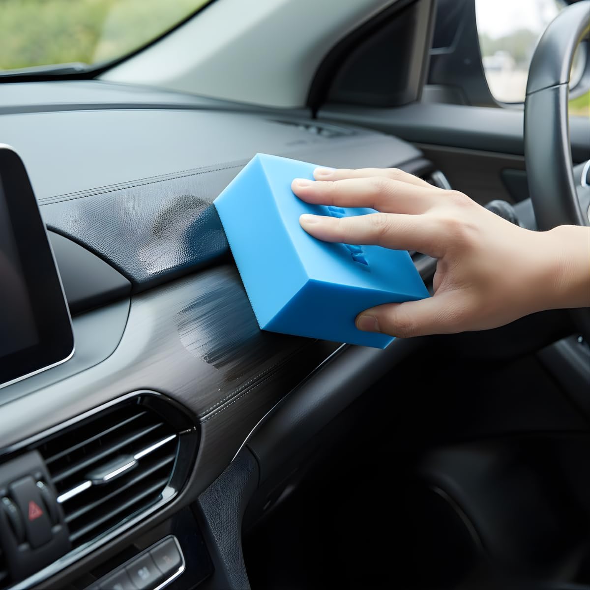 Kit Limpeza Automotiva Pano Toalha Flanela de Microfibra + Pinceis Detalhamento + Aplicador de Espuma Vonixx + Aplicador para Pretinho Curvado