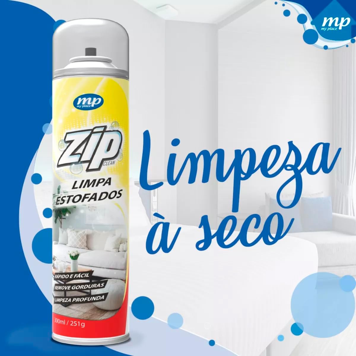 Limpa Estofados Mundial Prime Spray Zip Clean 300ml