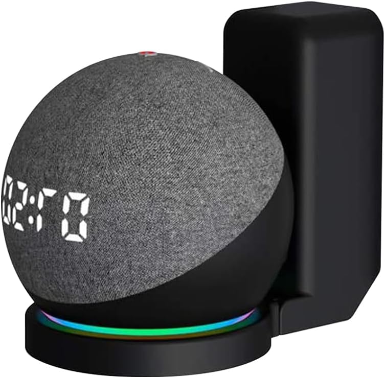 Suporte de Tomada para Amazon Echo com Gestão de Cabos