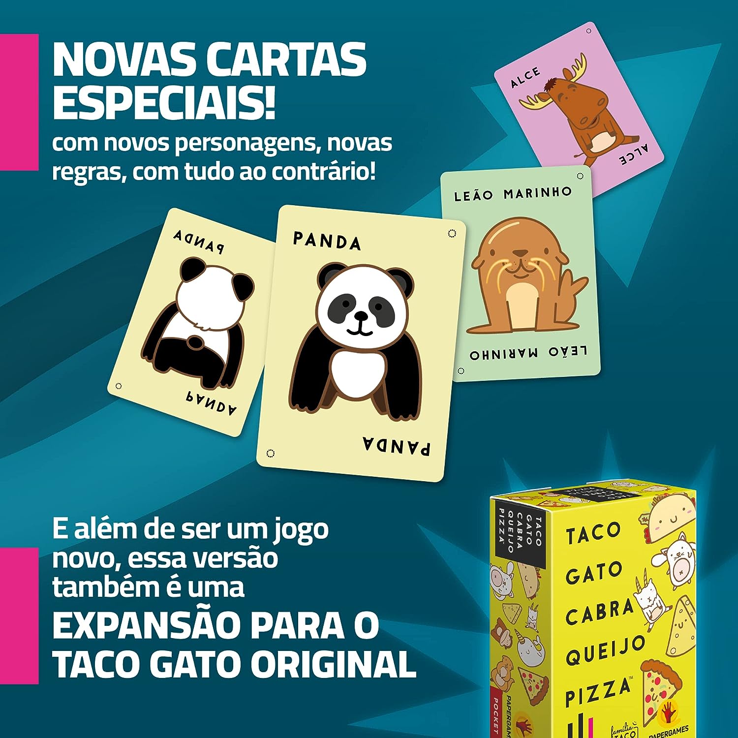 Taco Gato Cabra Queijo Pizza: ao Contrário (Família Taco Gato) (PaperGames)