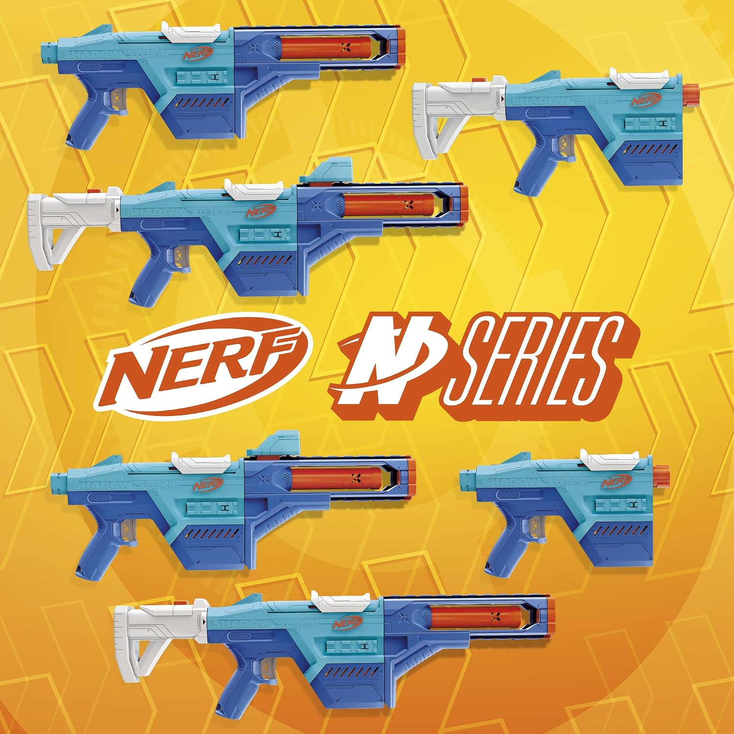 Lançador Nerf N Series com Apoiador Removível