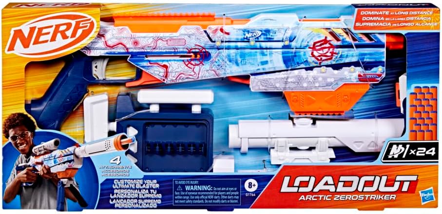 Nerf Loadout Arctic Zerostriker Lançador