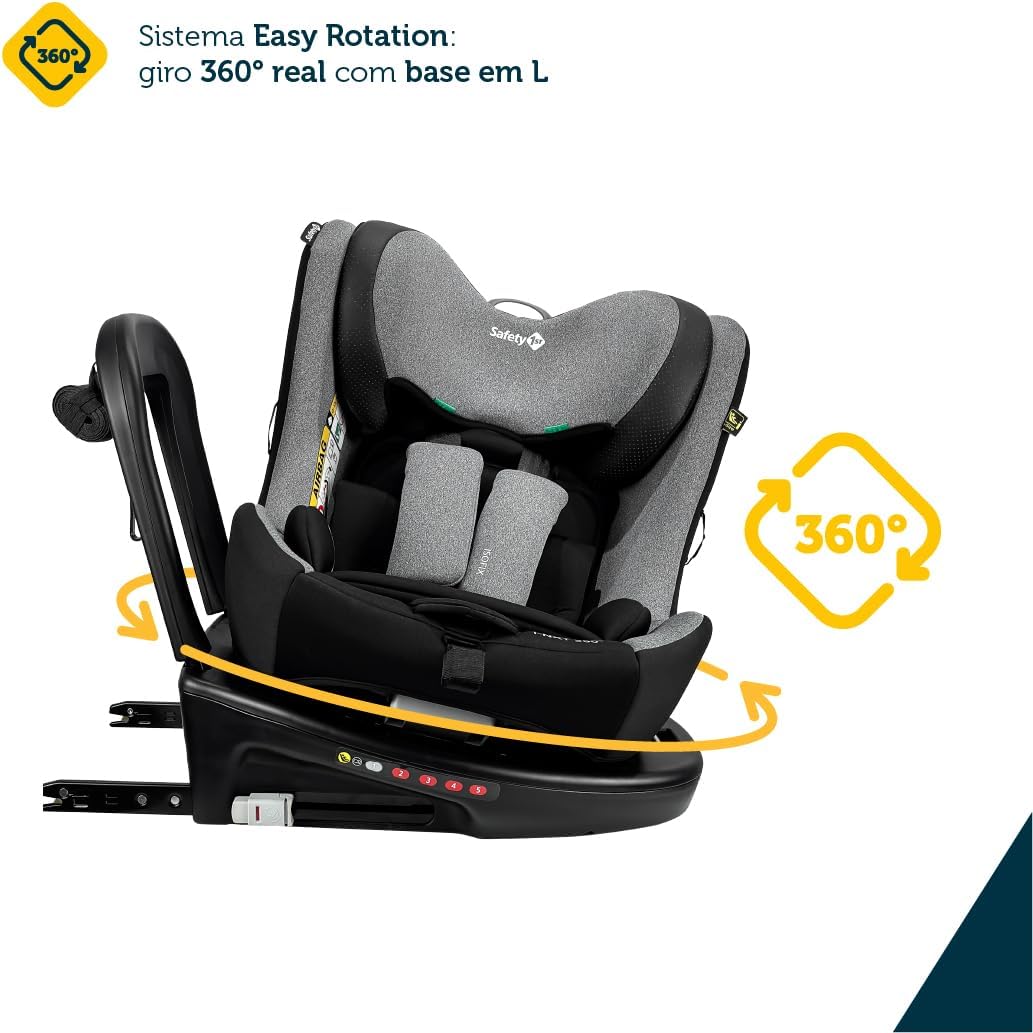 Cadeirinha para Auto Giro 360 Graus Isofix 0 a 36kg