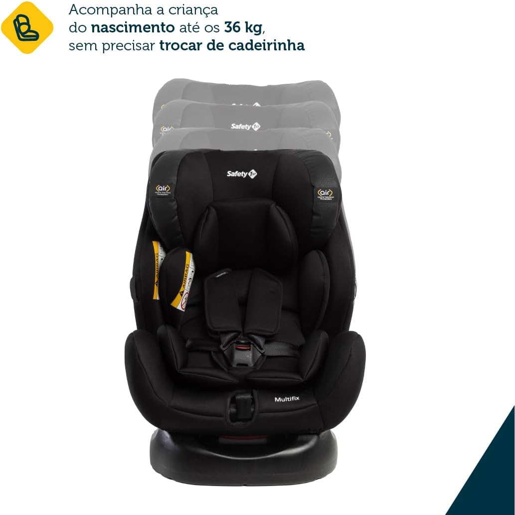 Cadeirinha para Auto Multigrupos 0 a 36kg com Air Protect