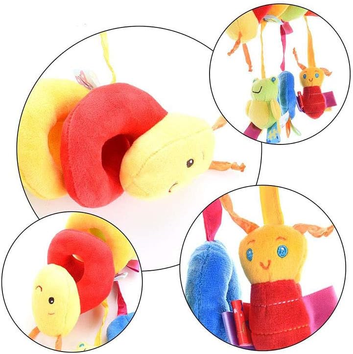 Brinquedo Sensorial para Bebê com Animais Coloridos