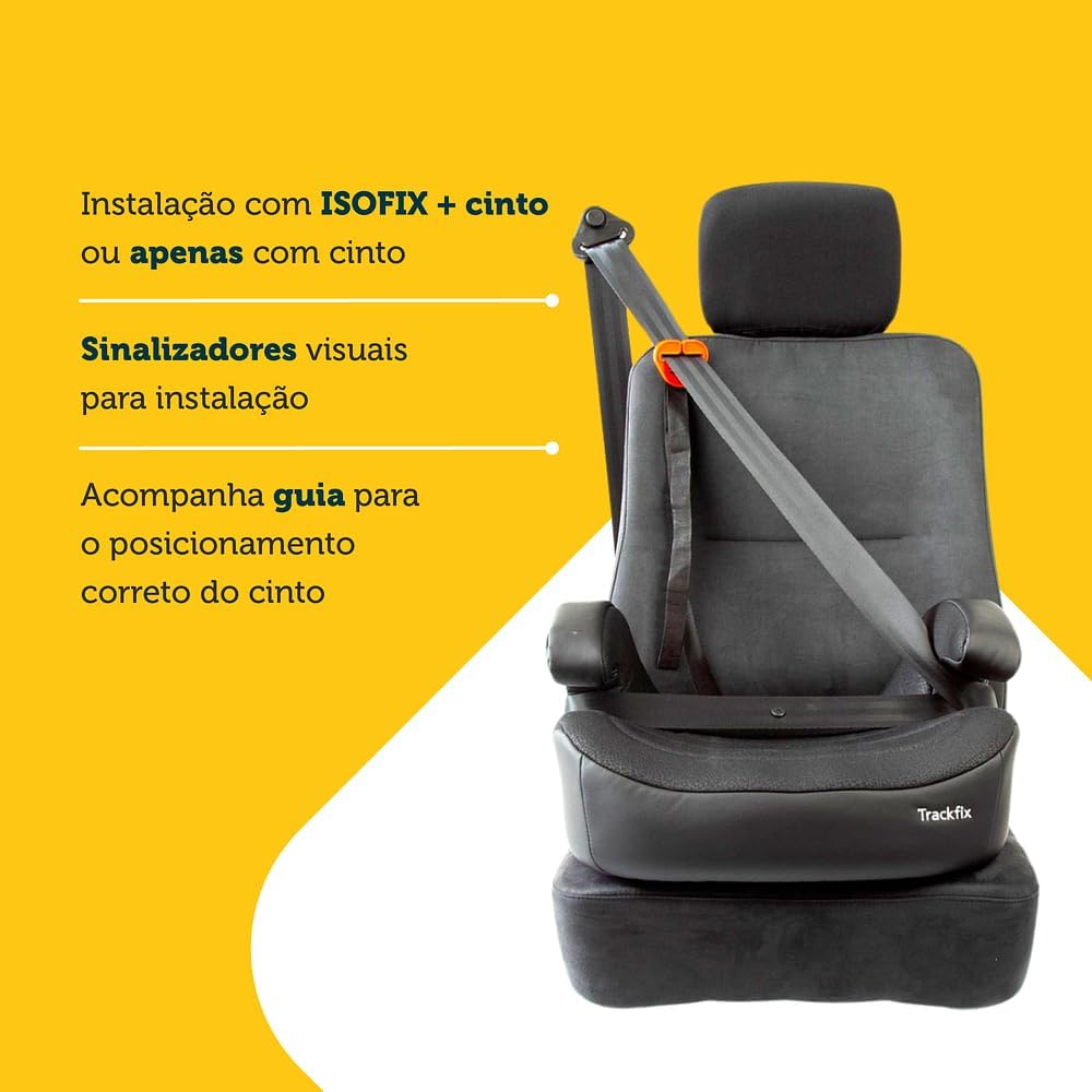 Booster Safety 1st, Trackfix, com Isofix, Black