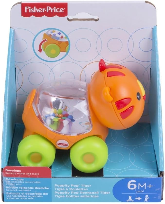 Animais Bolinhas Divertidas Brinquedo Bebês Fisher-Price. Com bolas coloridas, sons e movimento que incentivam o engatinhar. Ideal a partir dos 6 meses.