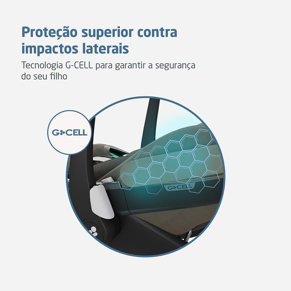 Cadeirinha para Auto i-Size com Proteção Lateral G-CELL Reclinável