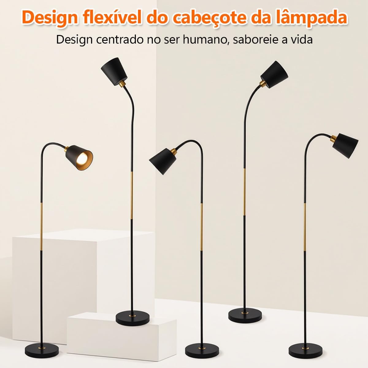 Luminária de Mesa Clássica com Cúpula e Base em Metal