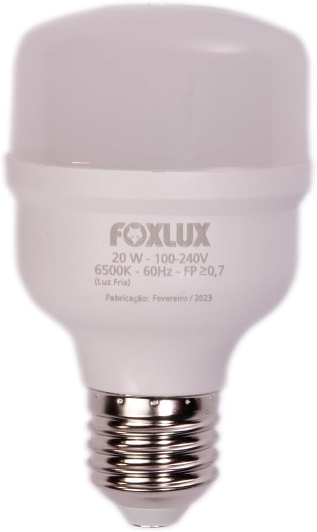 Lâmpada LED de Alta Potência 20W 1600 Lúmens
