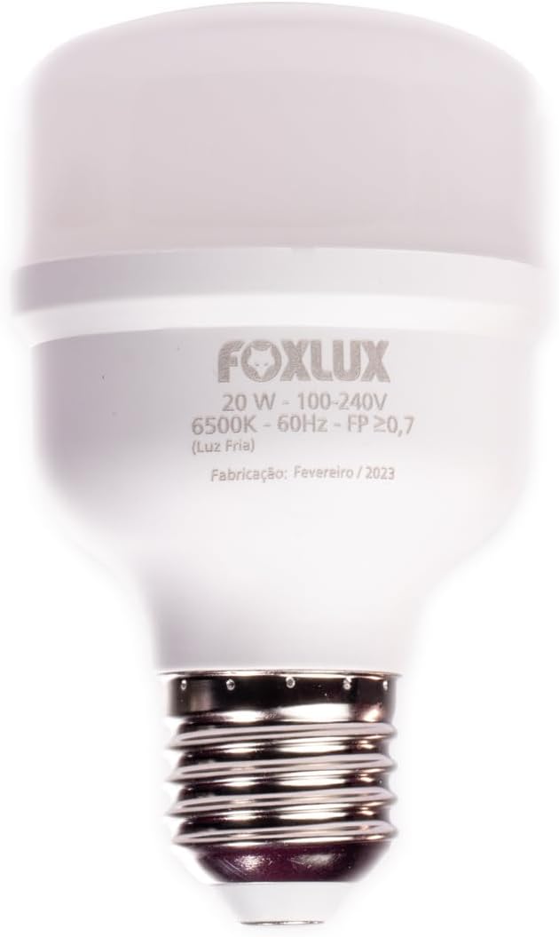 Lâmpada LED de Alta Potência 20W 1600 Lúmens