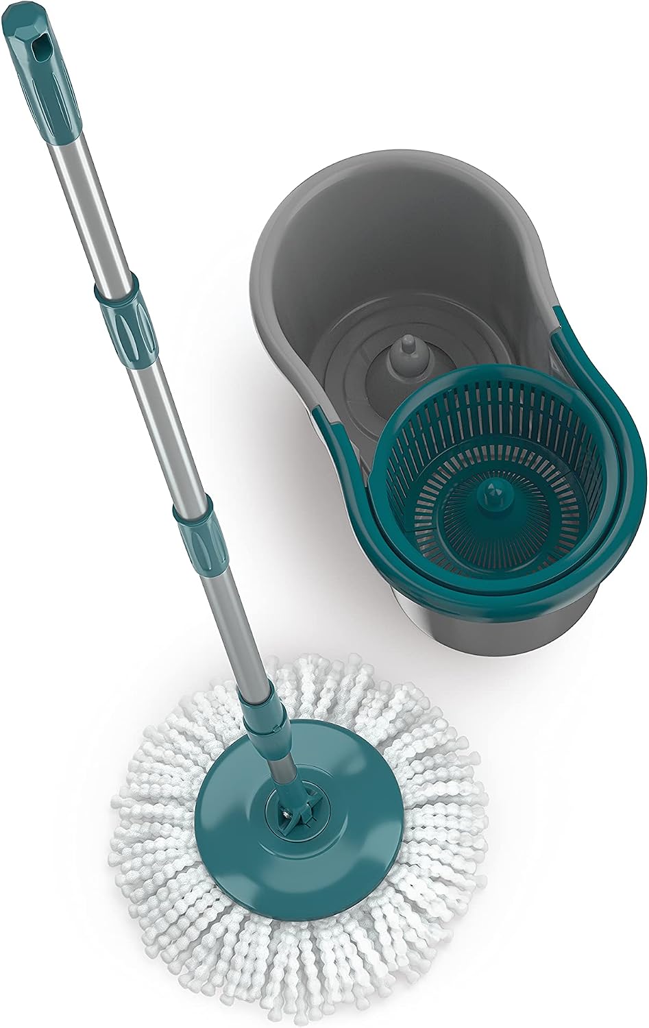 Mop Giratório com Balde e Sistema de Centrifugação