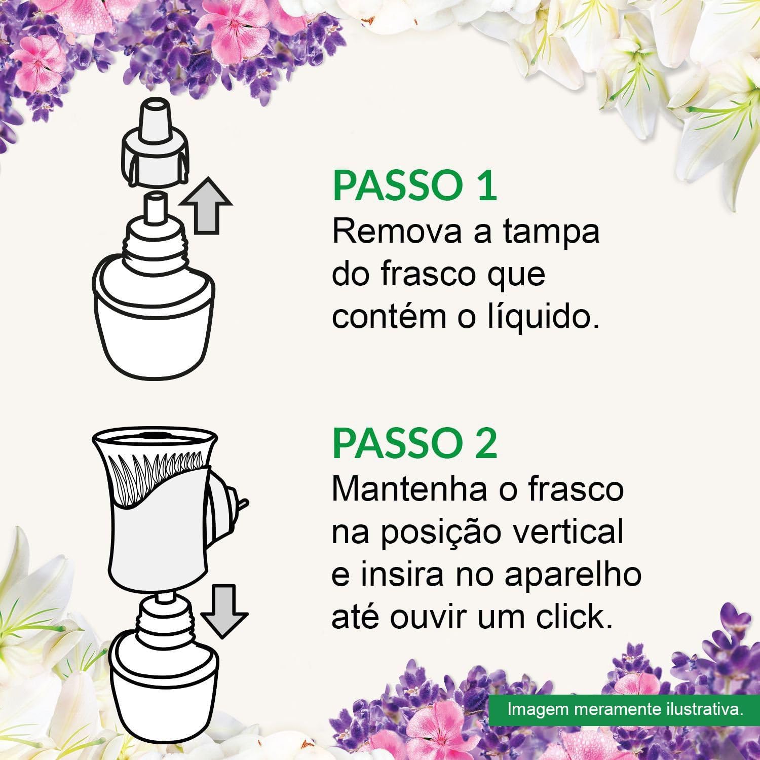 Bom Ar - Refil Difusor Elétrico Lavanda, embalagem promocional.