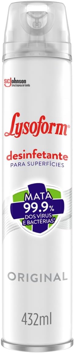 Lysoform Original, Desinfetante Aerosol para Superfícies, 432ml