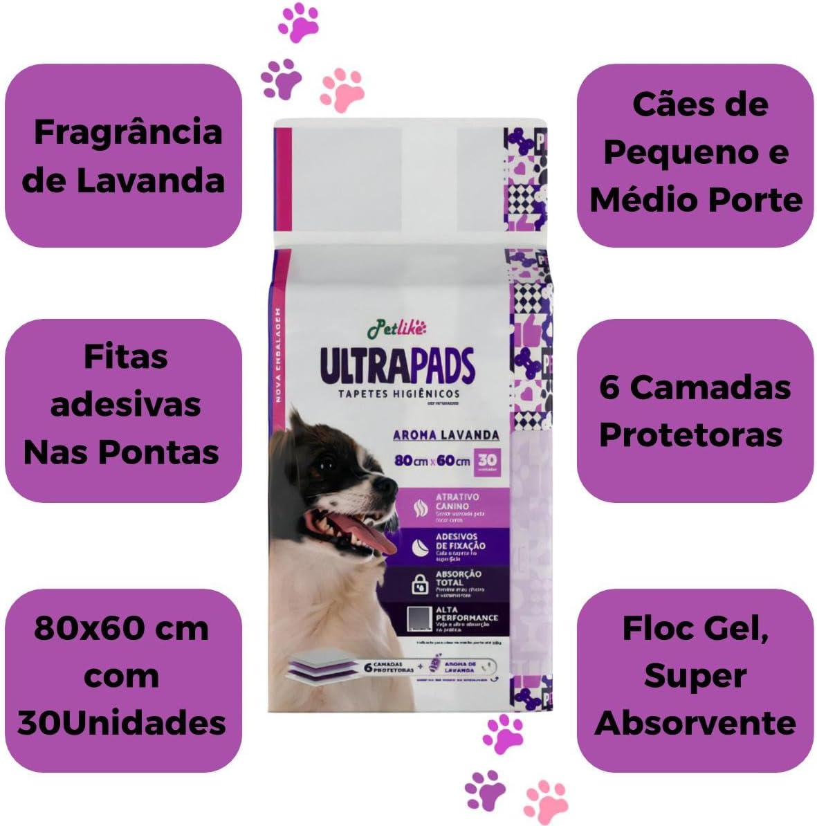 Tapete Higiênico Petlike Ultra Pads para Cães