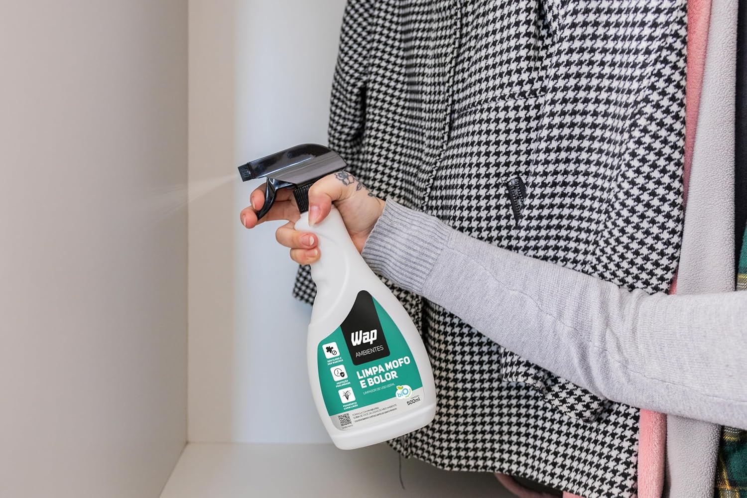 WAP Removedor de Mofo e Bolor WAP LIMPA MOFO E BOLOR 500ML Limpeza preventiva com Fragrância de Capim Limão