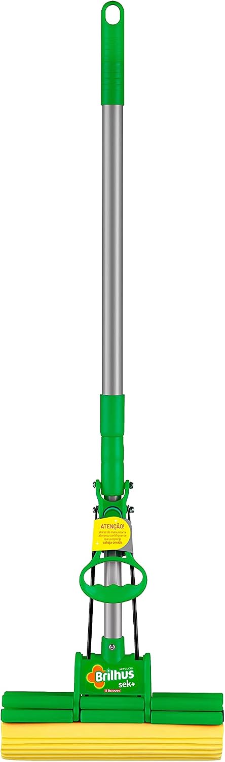 Rodo Mop Espremedor com Esponja e Alavanca