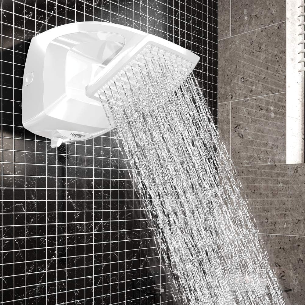Ducha de Parede Quadrada com Comando Multitemperaturas