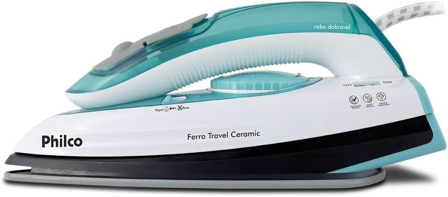 Ferro de Passar a Vapor Compacto 1200W 127V com Jato Extra