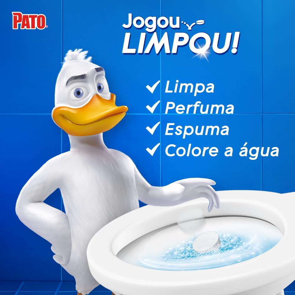 Pato Tabletes Efervescentes Limpador Sanitário