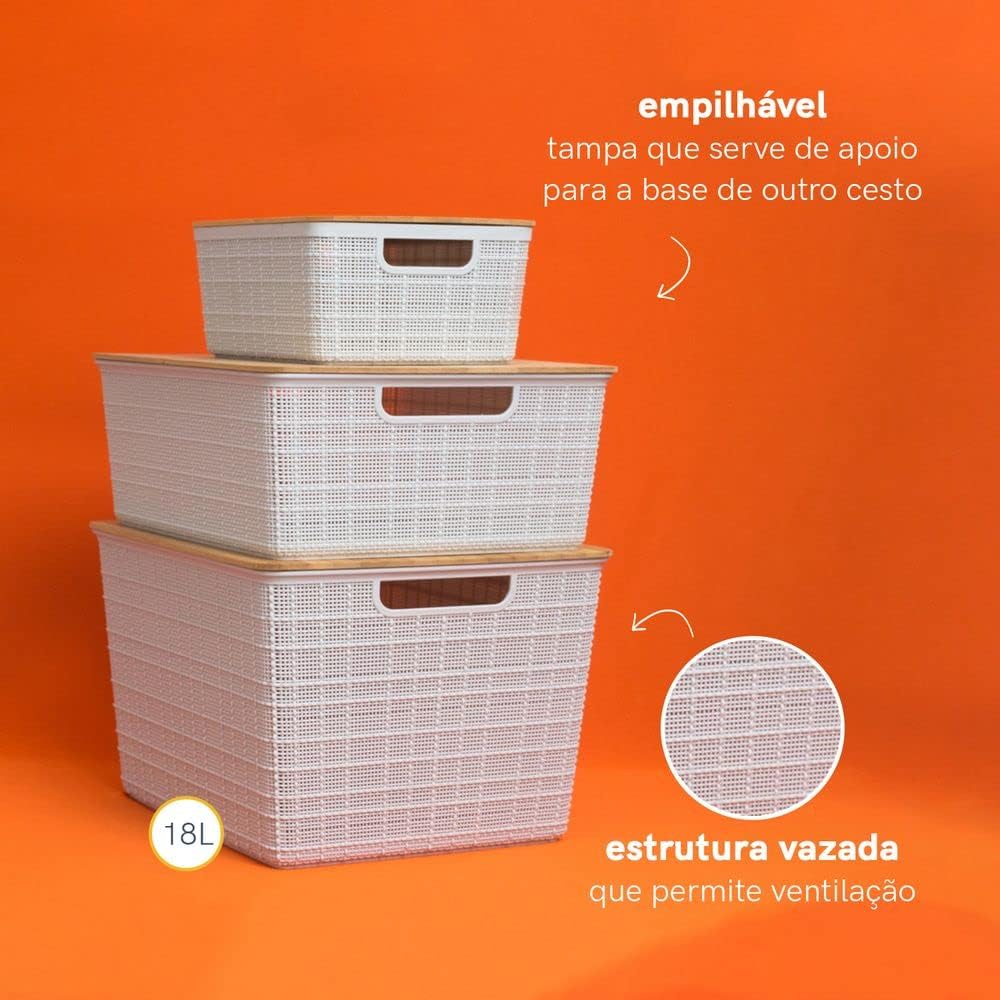 Cesto Organizador Multiuso Versátil