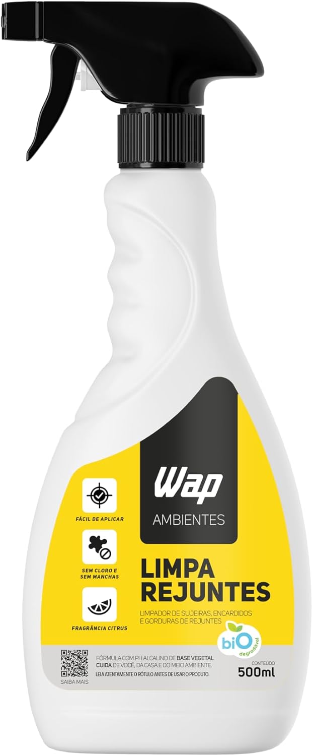 WAP Limpador de Rejuntes LIMPA REJUNTES 500 ML com Gatilho e Fragrância Cítrica