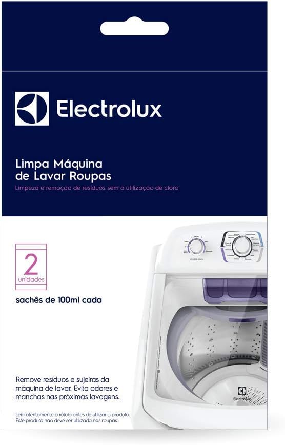 Kit 2 Sachês para Limpeza de Cesto de Máquina de Lavar