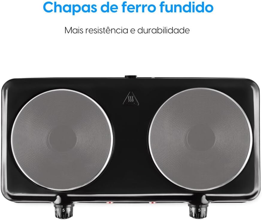 Cooktop Elétrico Portátil e Compacto 220V