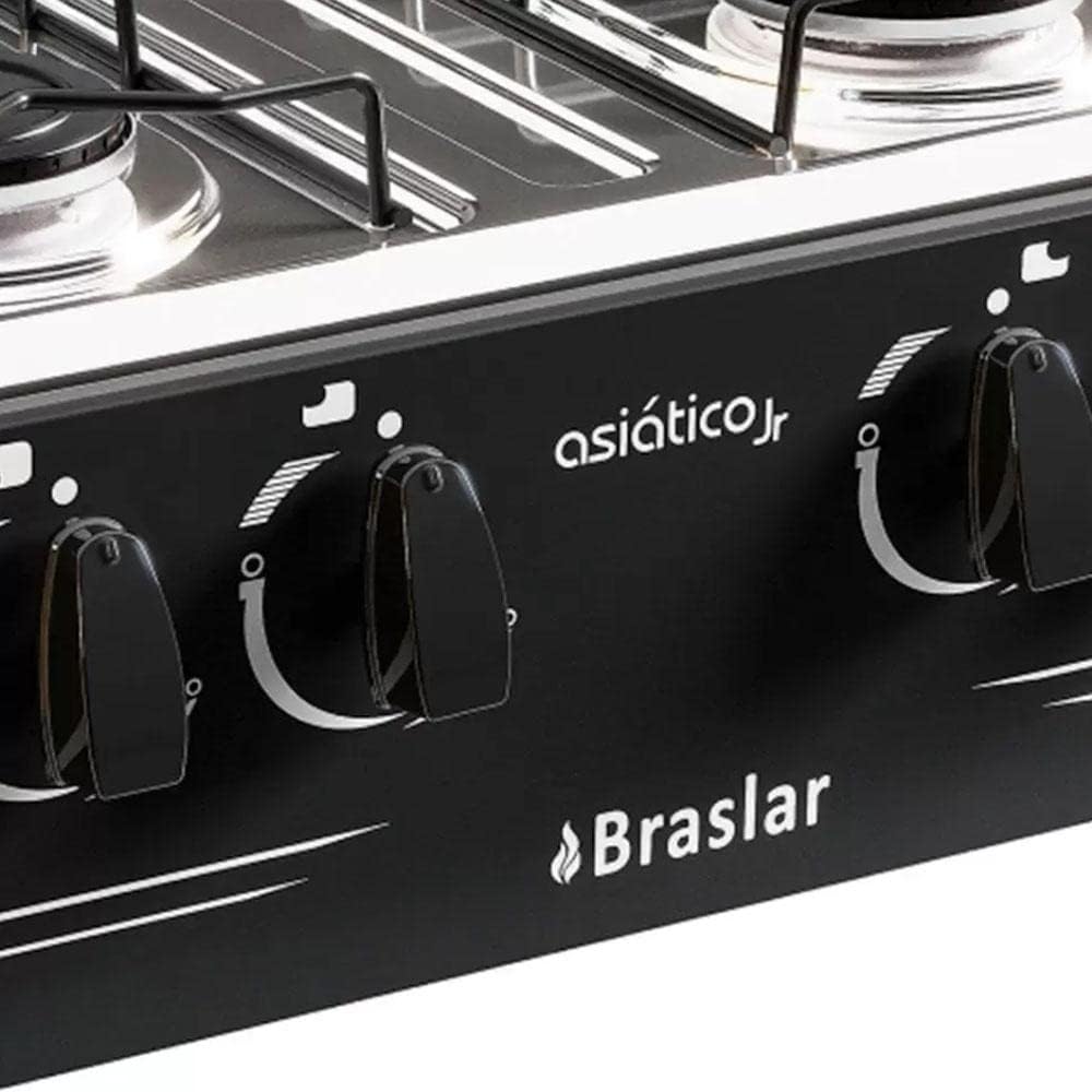 Fogão de Mesa Asiático 4 Bocas Junior Braslar