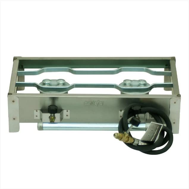 Fogão Industrial Alta Pressão Em Inox 2 Bocas - Fogareiro