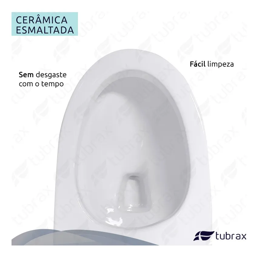 Vaso Sanitário Monobloco Caixa Acoplada Privada Tubrax