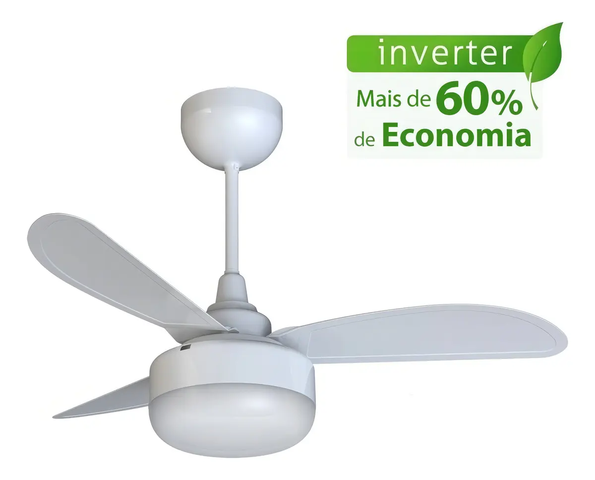 Ventilador De Teto C/ Controle 6 Vel. Fenix Ventisol - Bivolt 110V/220V