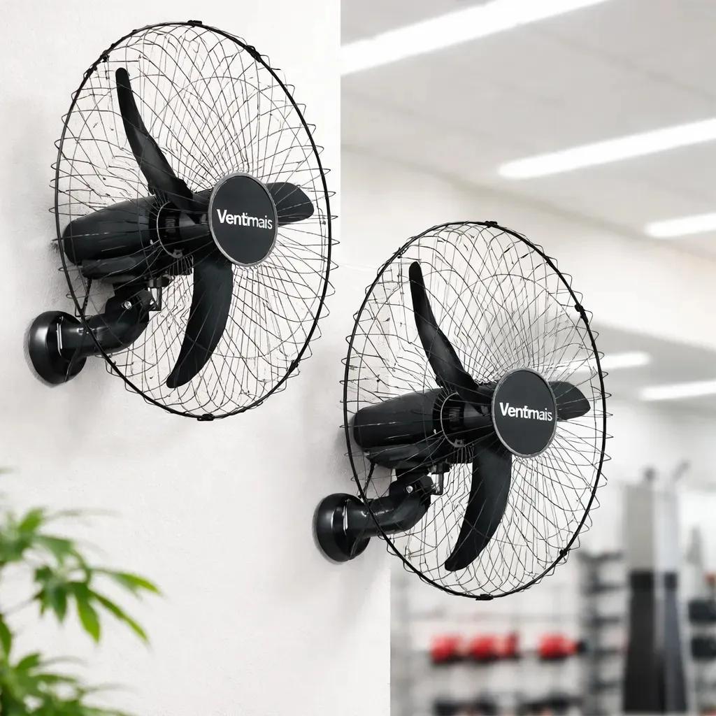 Kit 2 Ventiladores Parede 60cm 200w Bivolt