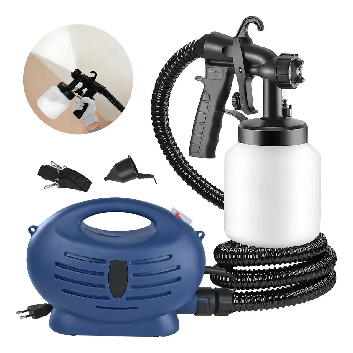 Pistola Pintura Eletrica Pulverizador Tinta Paint 650w