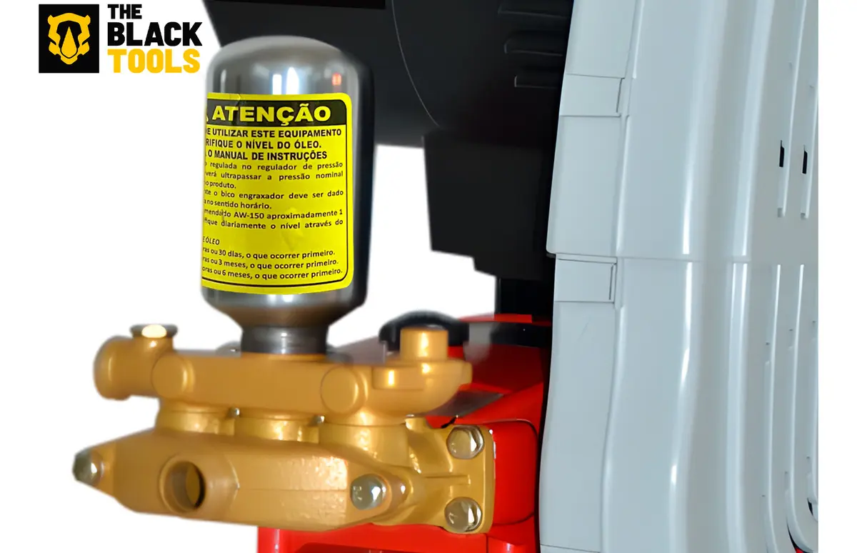 Lavadora De Alta Pressão Equipado Motor 1hp 350 Libras Monofásico Tbt-350v The Black Tools - Bivolt 110V/220V