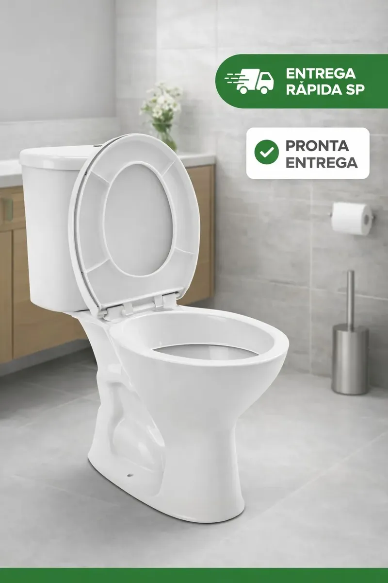 Vaso Sanitário + Caixa Acoplada Hervy Louças