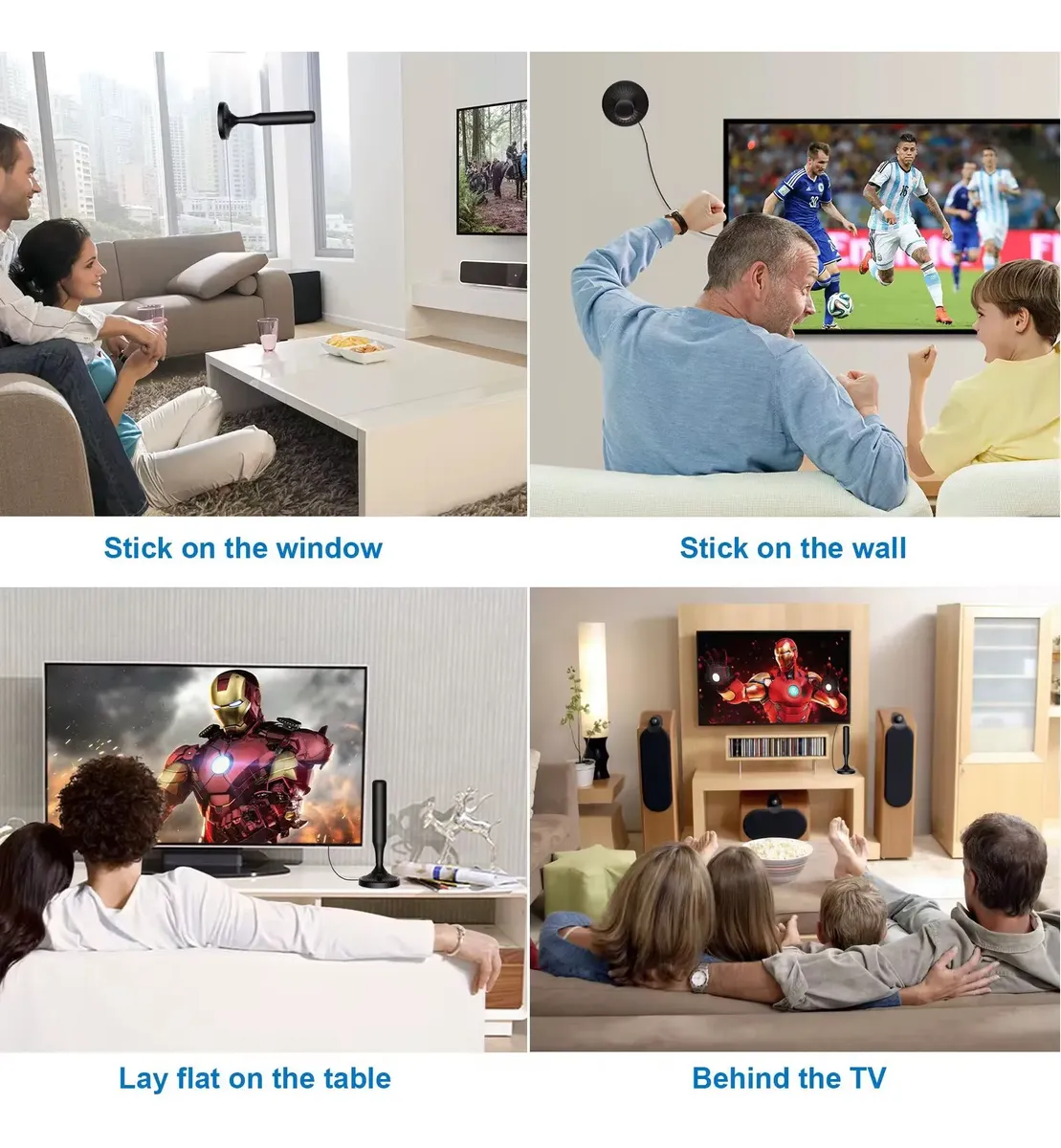 Antena Digital Copa Do Mundo Sbt Hdtv 4k Cabo 3m Tv Aberta