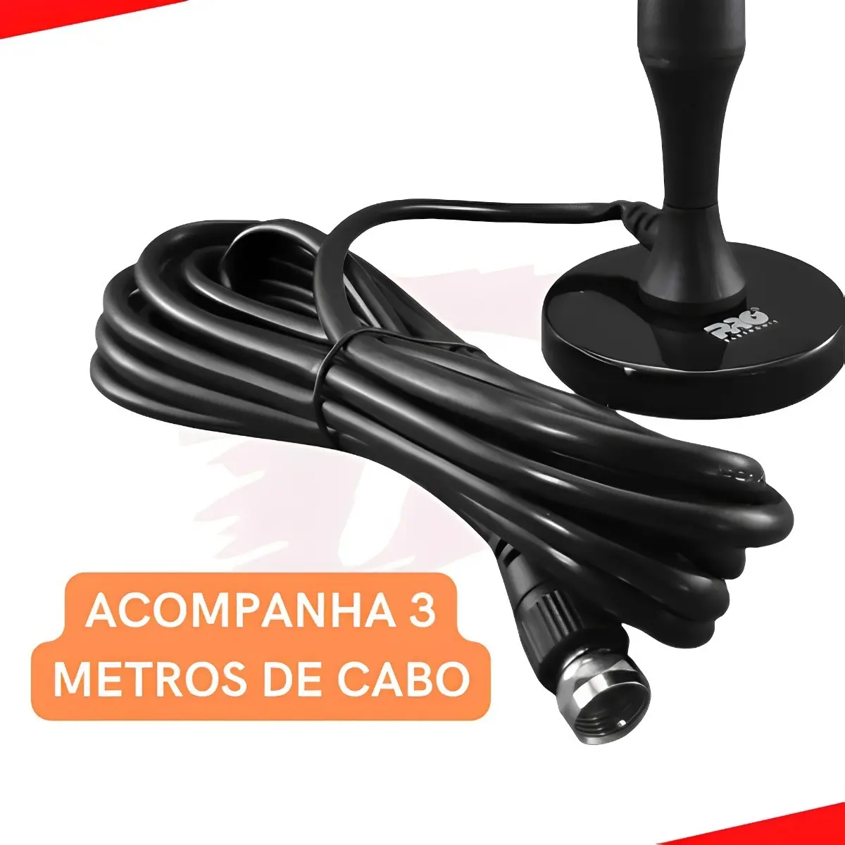 Antena Proeletronic Prohd-2400 3m Interna/externa Caixa C/20