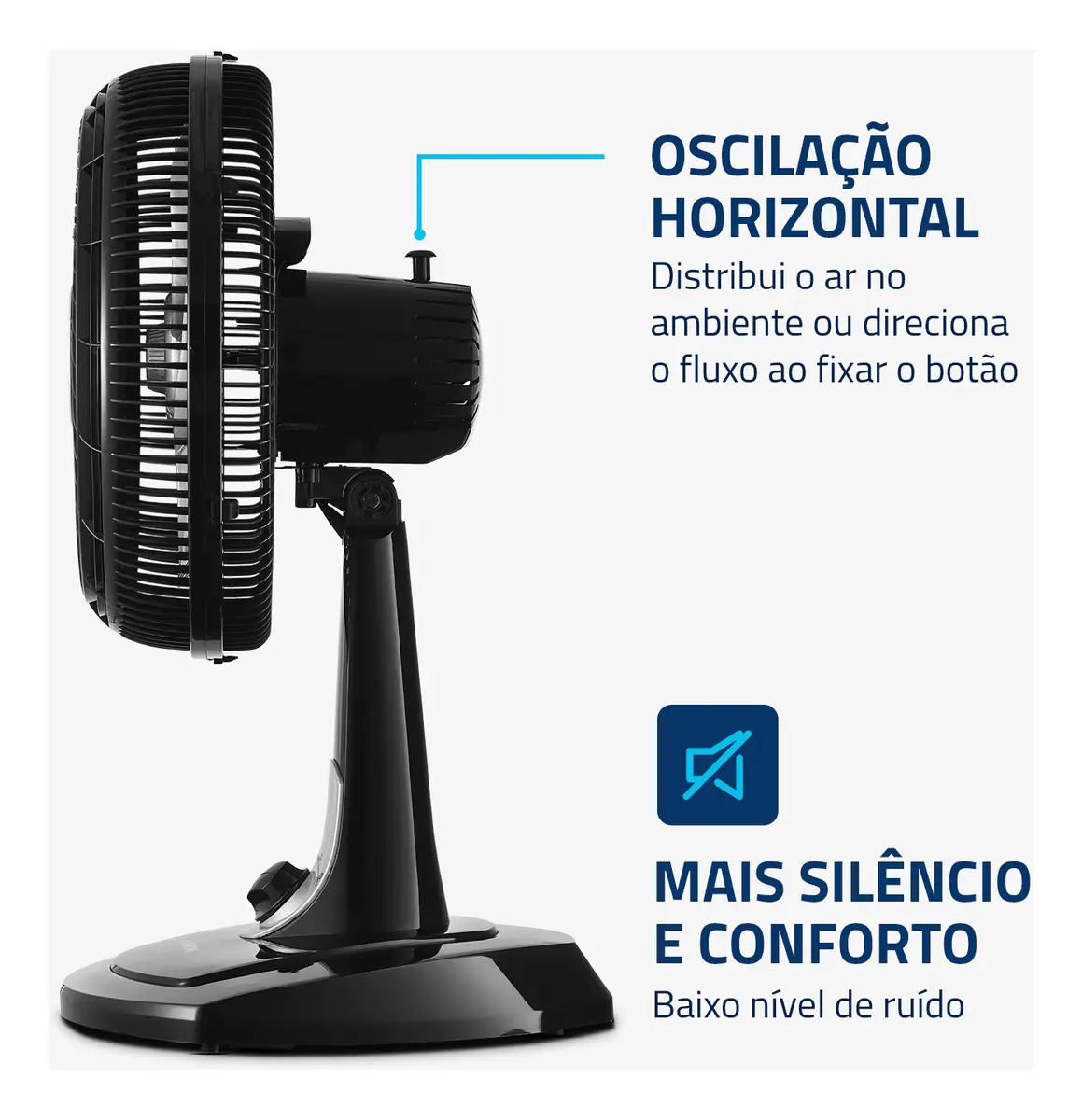 Ventilador de Mesa 30cm Turbo, Mondial, 60W - Bivolt 110V/220V