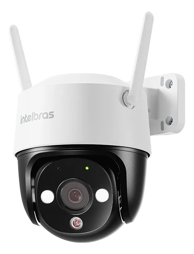 Câmera Inteligente Im7 + 3mp De Resolução Branca Intelbras - Bivolt 110V/220V