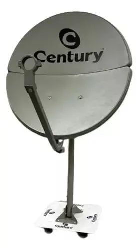 Kit Antena Parabolica Century 60cm Banda Ku 5g Midiabox B5